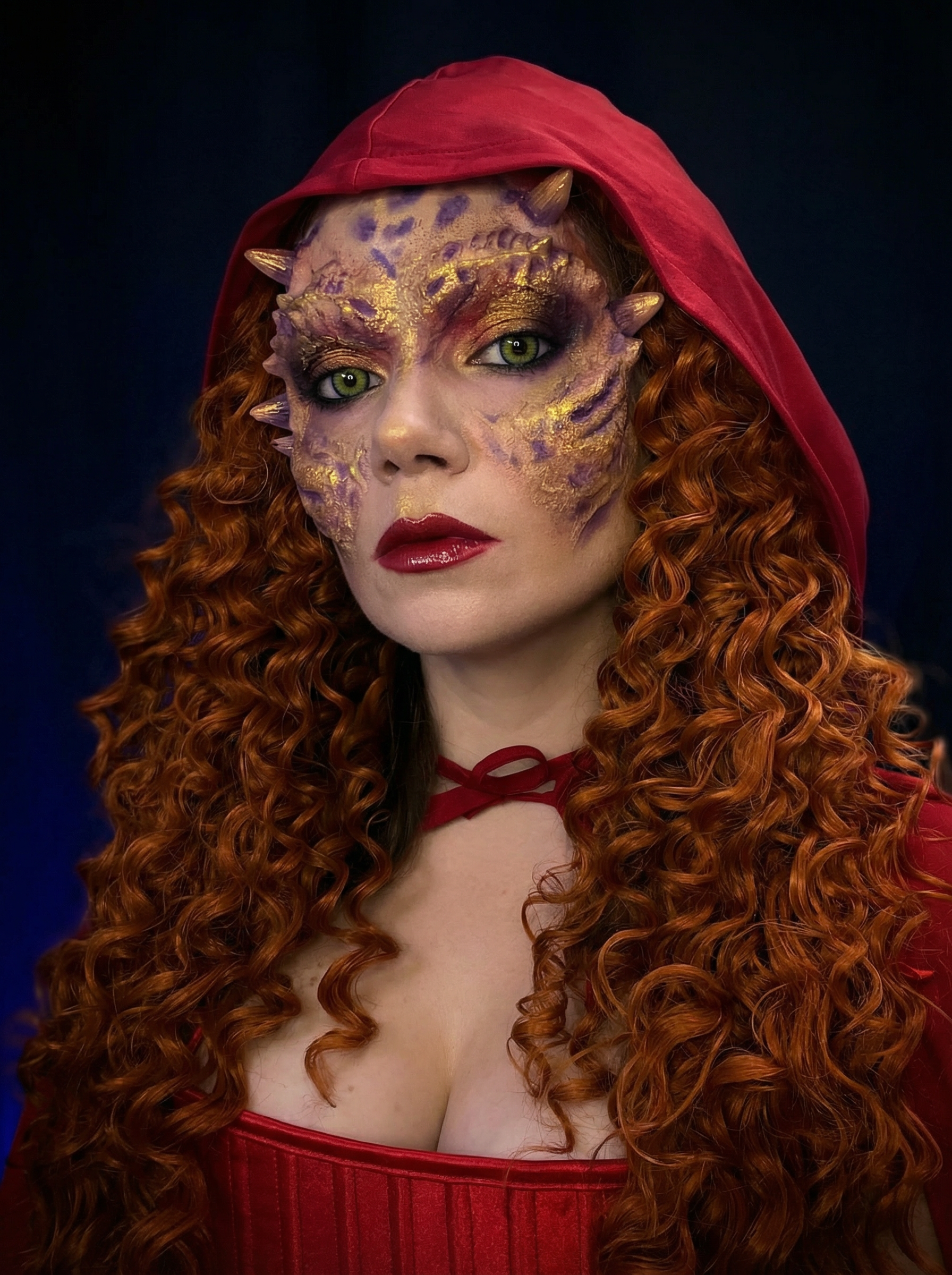 Dragon/Demon Silicone Prosthetic for SFX Prosthetic Makeup