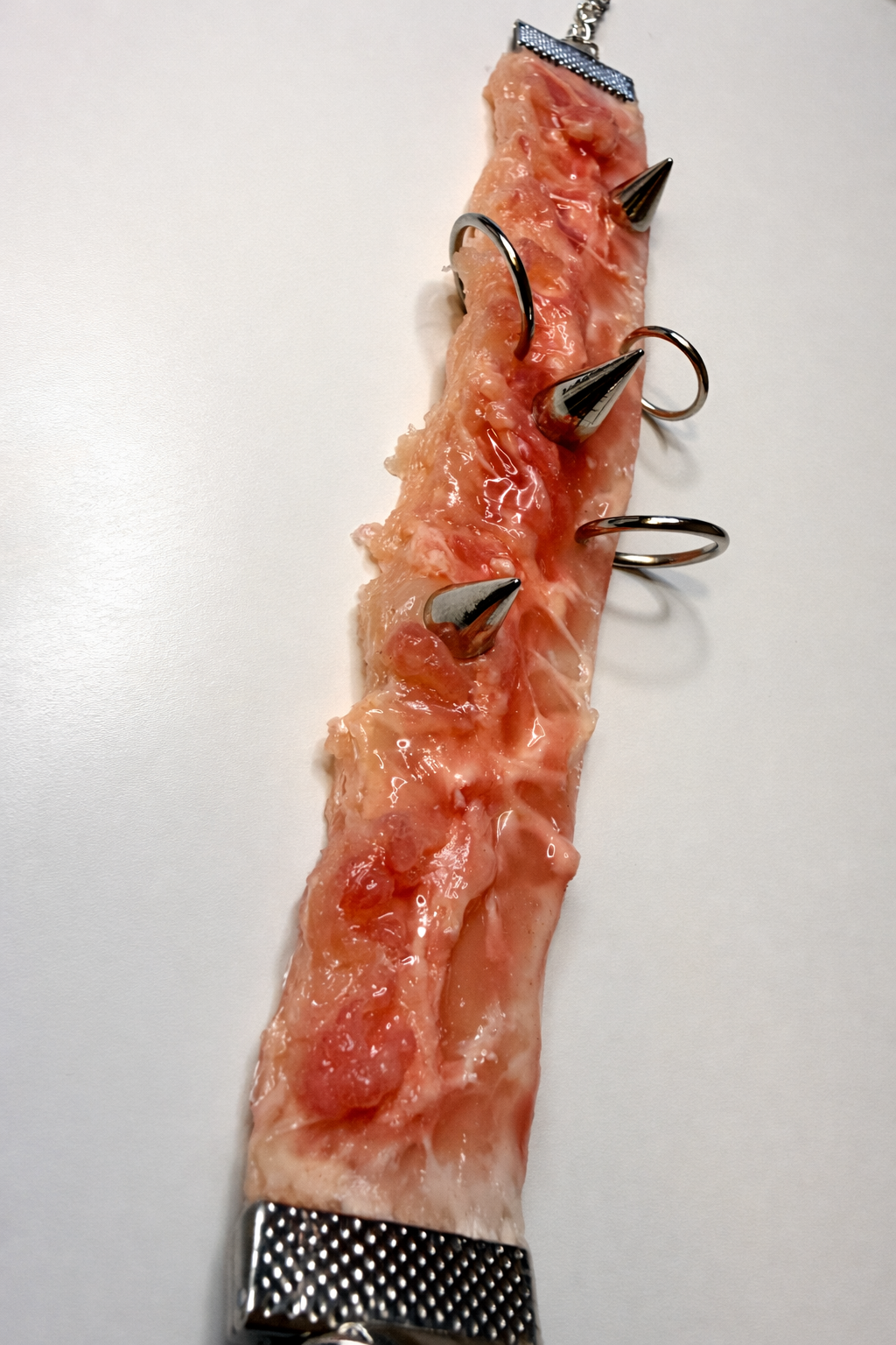 Biopunk Silicone Bracelet – Hyper-Realistic Art Jewelry