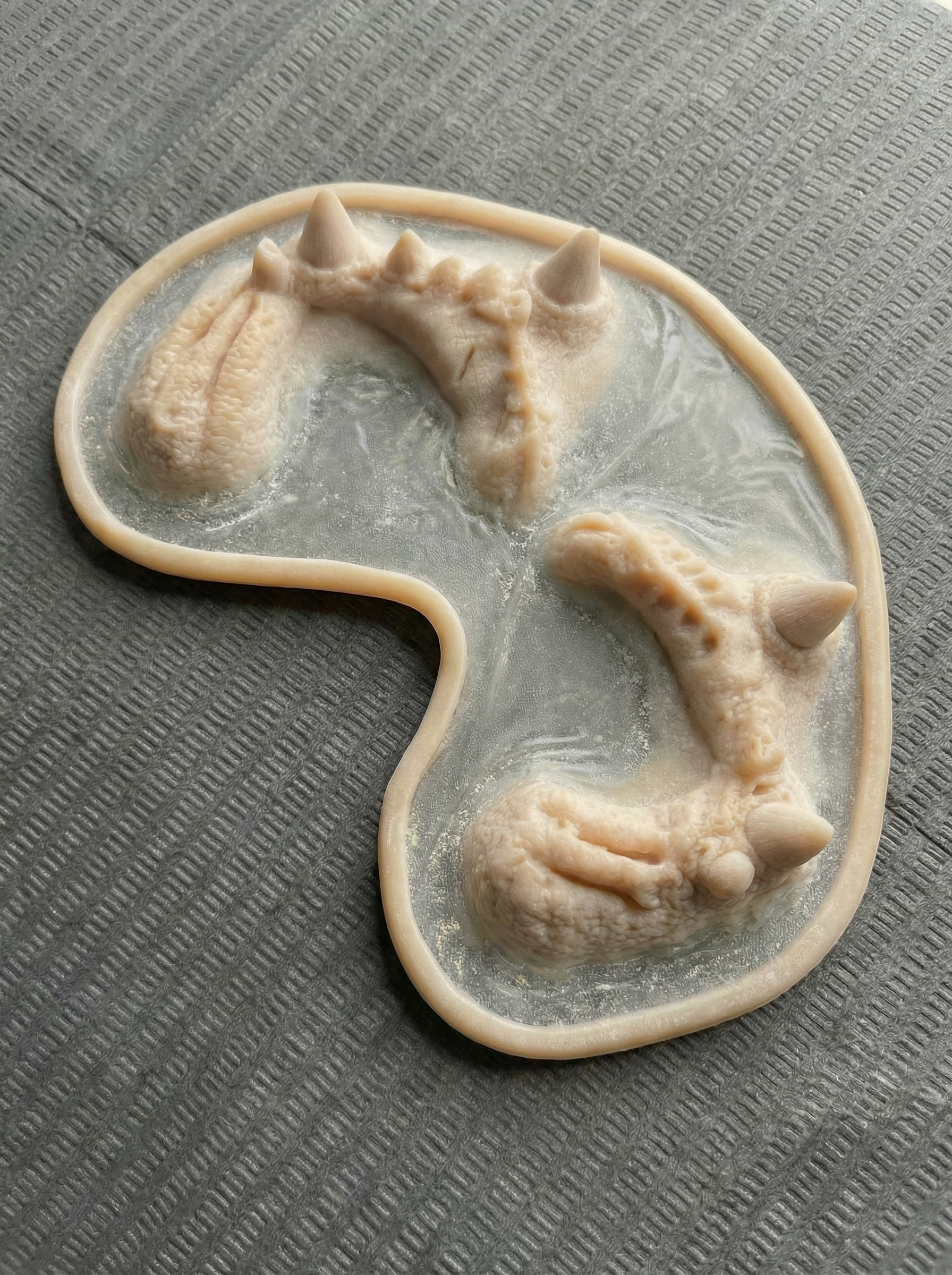 Dragon/Demon Silicone Prosthetic for SFX Prosthetic Makeup