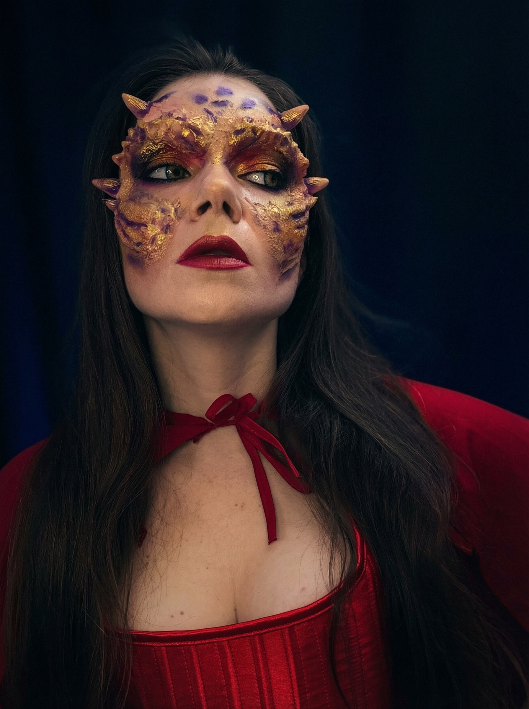 Dragon/Demon Silicone Prosthetic for SFX Prosthetic Makeup