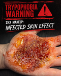 Trypophobia (Fear of Holes) Silicone SFX Prosthetic Appliance
Trigger Warning: Trypophobia (Fear of clustered holes/bumps)