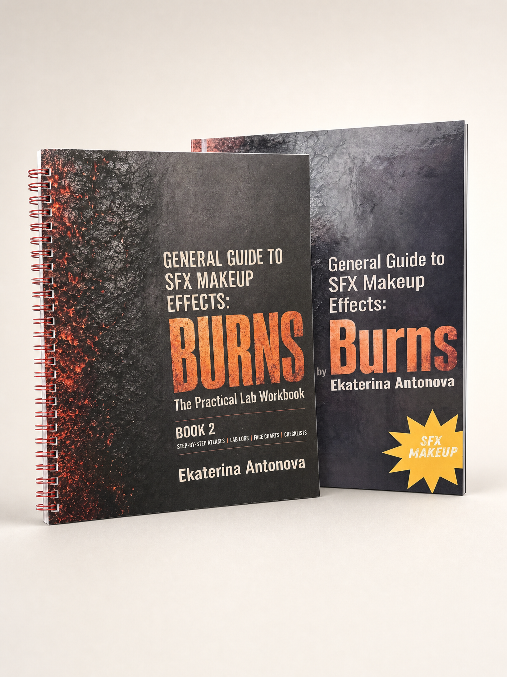 LIMITED EXCLUSIVE BUNDLE: "SFX Makeup Effects: BURNS" Hardcover Book + Practical Workbook (Signed Edition)
