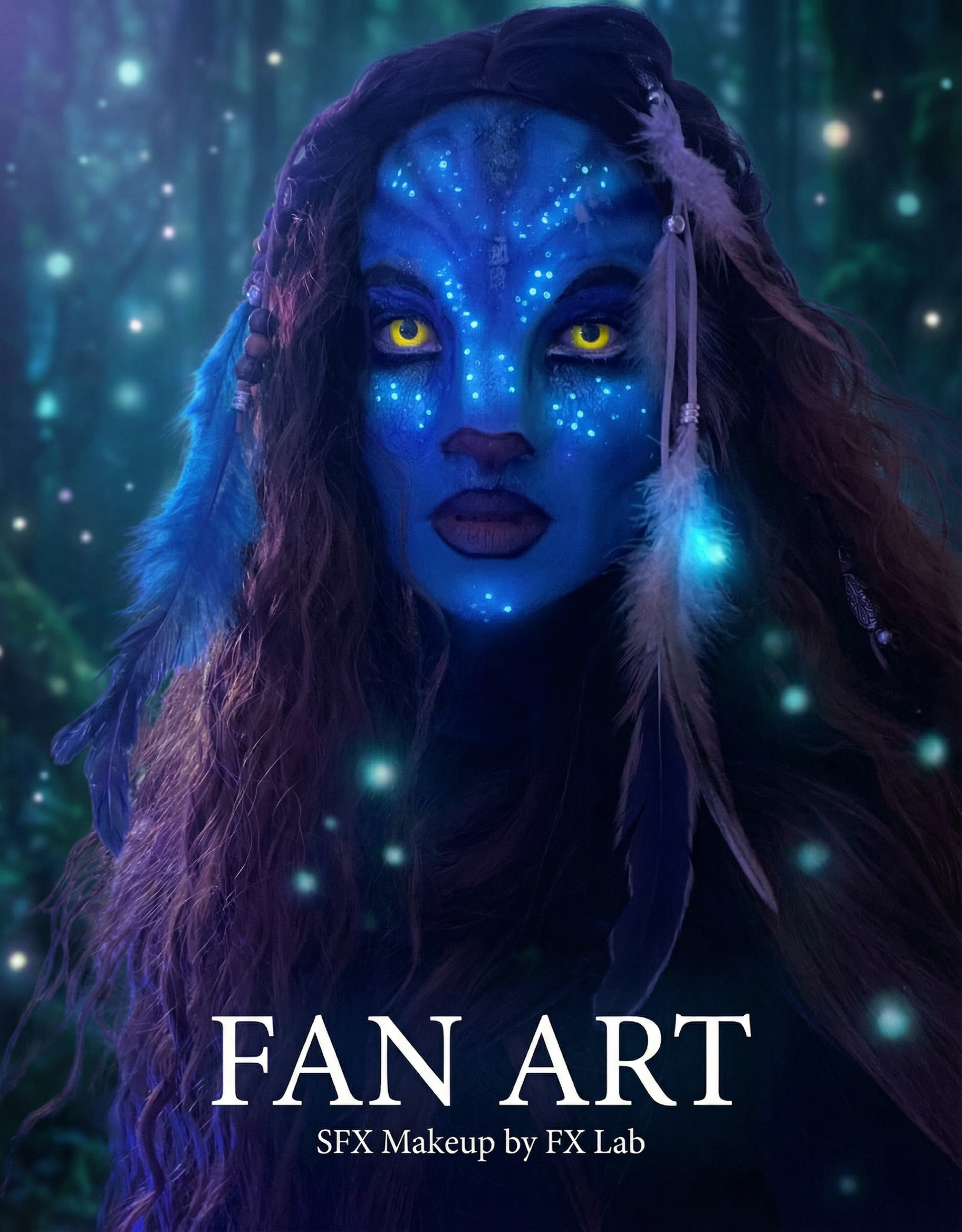 Alien Style Nose & Forehead Prosthetic