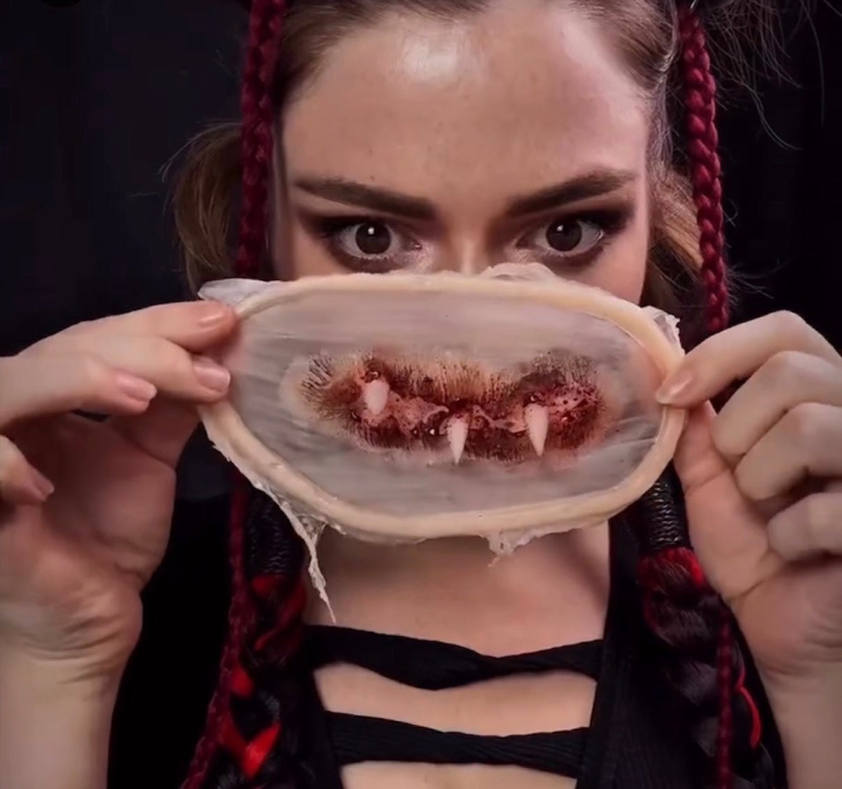 Werewolf Teeth FX Prosthetic Hyper-Realistic Creature Mouth Appliance