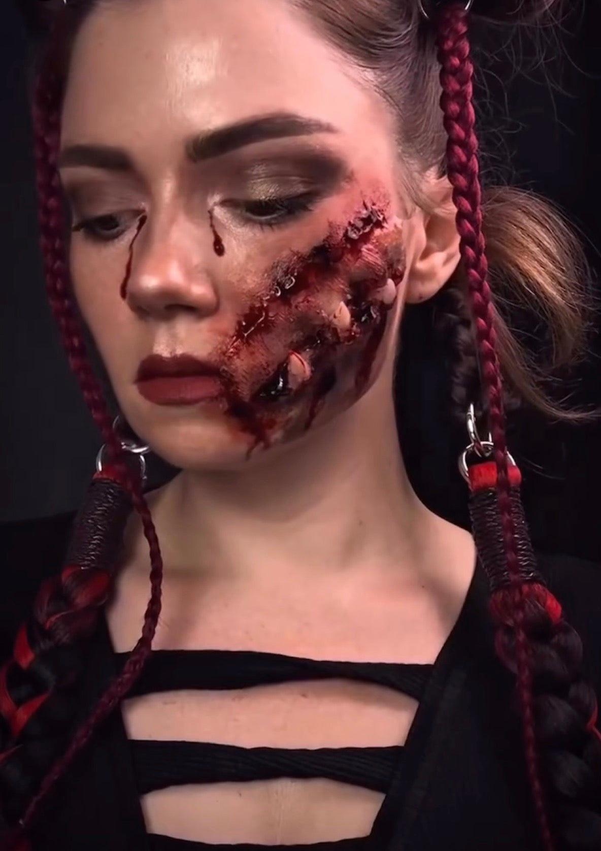 Werewolf Teeth FX Prosthetic Hyper-Realistic Creature Mouth Appliance