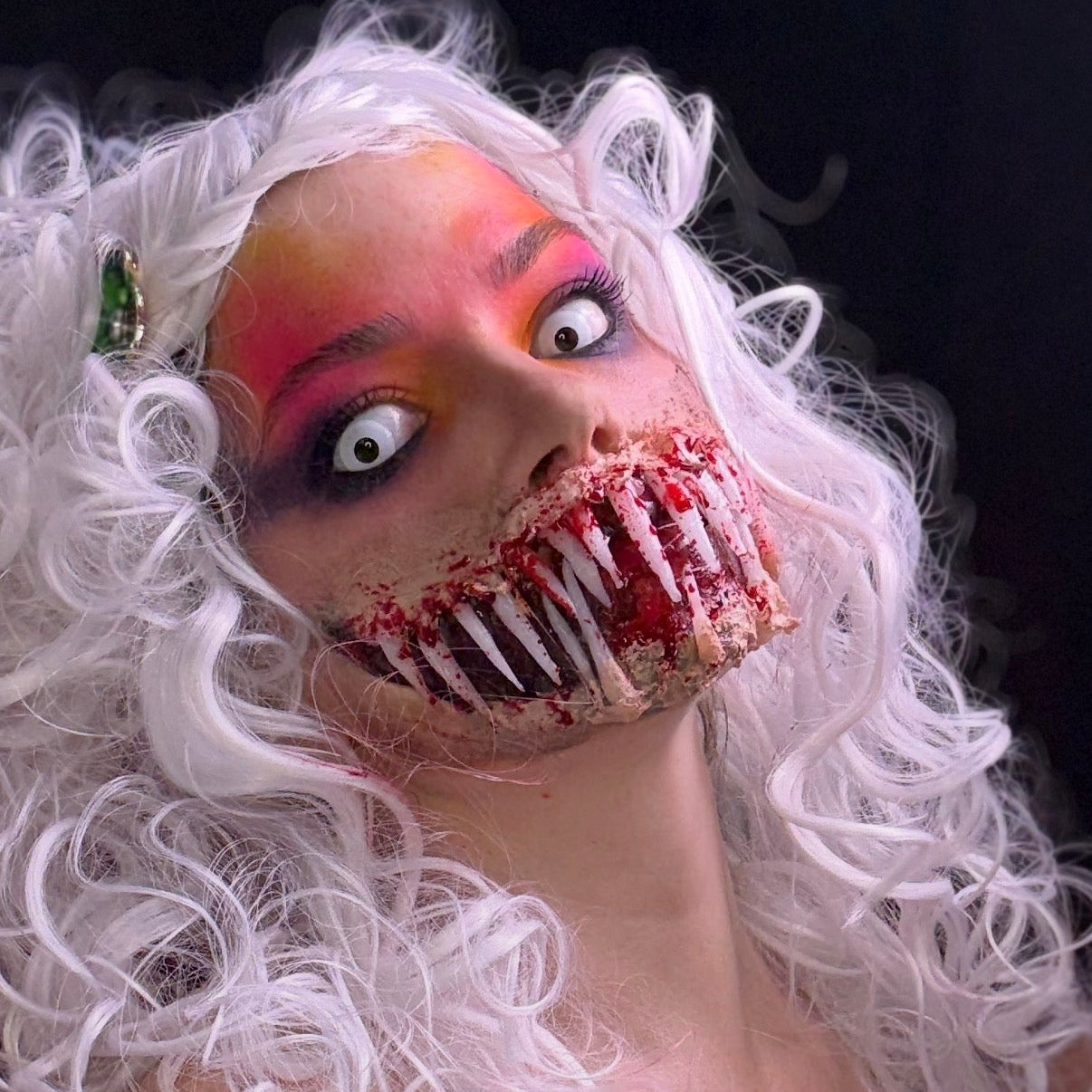 Hand-Crafted Horror FX Monster Jaw Prosthetic